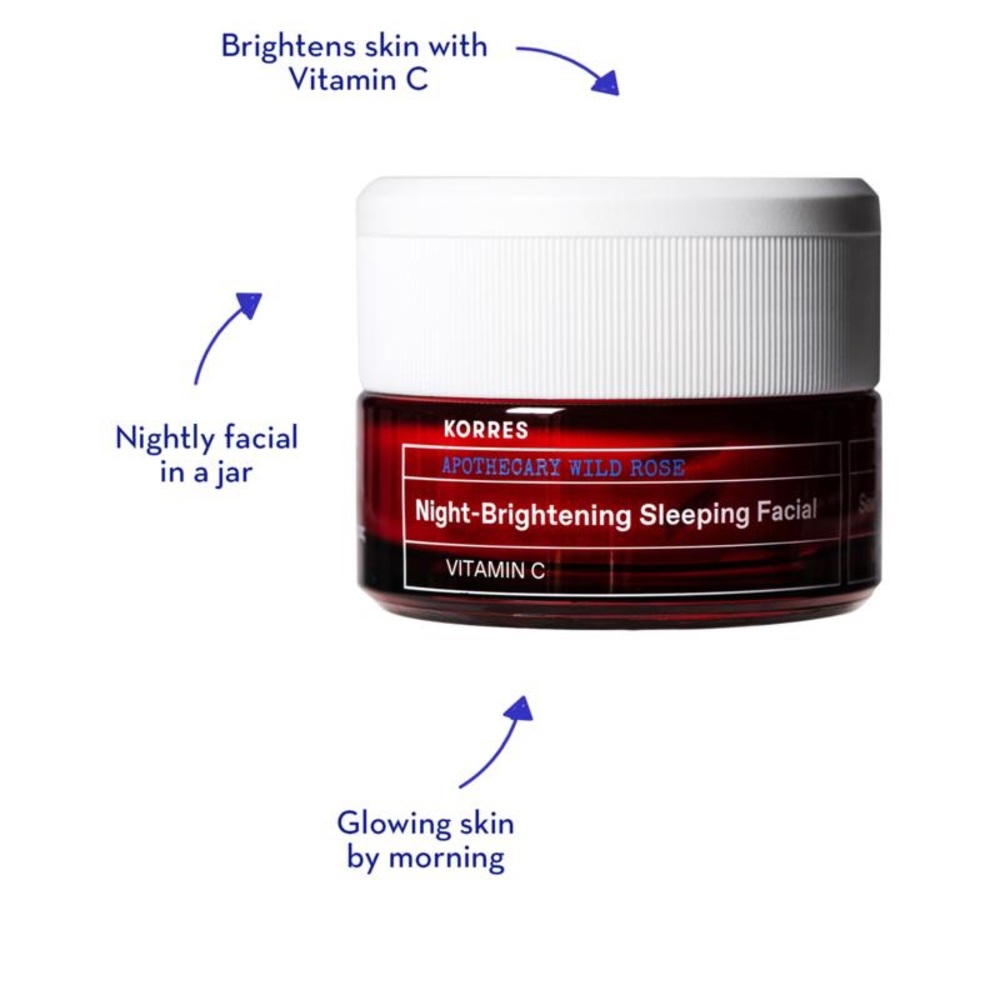 SOLD @ MERC. Korres Night Brightening Sleeping Facial NIB - Picture 4 of 11